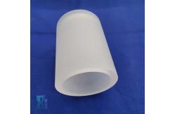 China Factory Custom High Temperature High Frequency Furnace Opaque Quartz Tube supplier