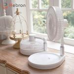 Floor Desktop Foldable Fan USB Rechargeable Folding Fan For Office Home for sale