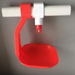 Customizable Nipple Drinker With Cup Poultry Chicken Nipple Cups Red for sale