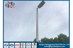 China 9 11 Mtr Steel Tubular Pole Electrical Transmission Line Lamp Post supplier