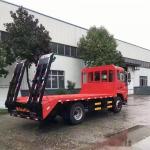 Dongfeng Flatbed Truck With Self Unloading Dump Euro VI Discharge Basis Standard
