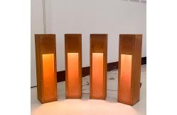China 2mm Thickness Led Bollard Lights Outdoor Powder Coated Finish For Pathway supplier