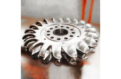 China 6 Nozzle 1300m Pelton Wheel Hydro Turbine Runner supplier