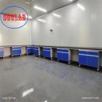 High Safety Chemistry Lab Workbench Laboratory Benches With Functional Drawers