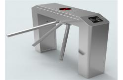 China Auto Security Bridge Tripod Turnstile Gate With IC / ID Card Readers supplier