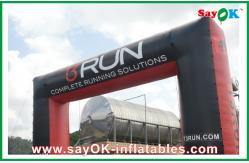 China Party City Balloon Arch PVC Inflatable Square Arch , Event Inflatable Finishing Line Arch supplier