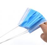 Disposable 3 Ply Face Mask , Earloop Medical Grade Face Mask For Personal Safety