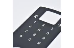 China Custom Smart Lock Acrylic Display Cover Glass With Silk Screen Printing supplier