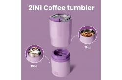 China 2 In 1 Stainless Steel Tumblers With Handle For Home And Office supplier