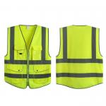 Construction High Visibility Security Vest Customized Logo Accepted for sale