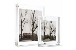 China Waterproof Custom Acrylic Fabrication Clear Acrylic Magnetic Photo Frame supplier