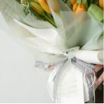 Flower Bouquets and Wrinkled Edge Ribbons Perfect for DIY Crafts and Holiday Gift Wrapping Washable and Durable for sale
