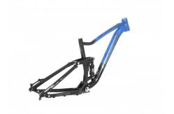 China 17 19 Full Suspension Mountain Bike Frame With Shock Absorber supplier