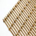 1mm Architectural Metal Mesh Woven Type Crimped Decorative Screen Panel for sale