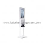 LAN 178° TFT 250cd/M2 Standing LCD Advertising Display for sale