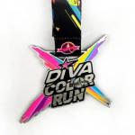 Custom Shape Design Personalized Medals With Color Infill / Soft Enamel Awards for sale