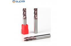 China Tungsten Steel Square End Mill High Precision Aluminum Cutting Tools CNC Working supplier
