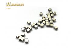 China Cemented Carbide Tips / Tungsten Carbide Saw Tips For Cutting Wood Hard Materials supplier