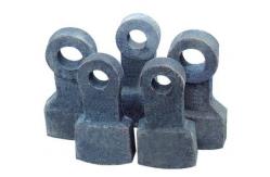 China High Mn Imbedding Cemented Carbide Coal Crusher Hammer Mining Machine Spare Parts supplier