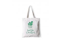 China Simple And Casual Canvas Shopping Bag Durable With Large Capacity supplier