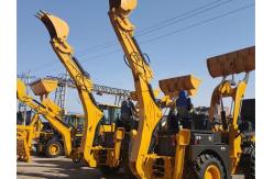 China Deluxe Configuration Backhoe Loader Of Heavy Duty Construction Machine supplier