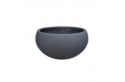 China Smooth Surface Fiber Clay Flower Pot Planter For Hotel And Garden supplier