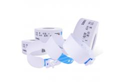 China Wholesale Disposable Hospital Wristbands Identification Inkjet Printed Thermo-Sensitive Patient Paper Wristband supplier