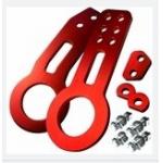 Anodized Brushed CNC Billet Aluminum Racing Tow Hook 10mm Thickness for sale