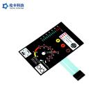 LCD Window LED Membrane Keypad , Silver Circuit Led Membrane Switch for sale