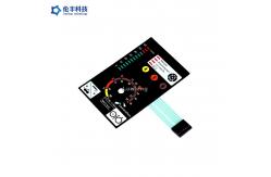 China LCD Window LED Membrane Keypad , Silver Circuit Led Membrane Switch supplier