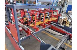 China Semi Automatic Horizontal Wood Stringer Pallet Making Machine Pallet Nailing Machine supplier