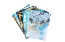 China High Glossy 4x8 Marble Alternative PVC Marble Sheet UV Flexible Plastic Sheet supplier