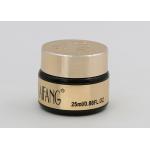 15g 30g Skincare Glass Cosmetic Jars , Small Glass Makeup Containers for sale