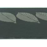 Engrave Black Slate Placemats Coasters 30cm x 20cm With Logo Straight Edges