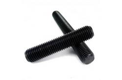 China Double Ended Thread Rods High Tensile M10 M20 Black Zinc Metric Stud Bolts supplier