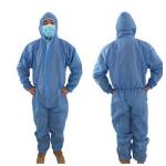 Anti Wrinkle Disposable Protective Suit PP Nonwoven Disposable Scrub Suit for sale
