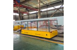 China 20 Tons battery power supply trolley coil track transfer platform supplier