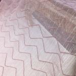 Shimmer Silver Gauze Chiffon Crepe Fabric Crinkle Taffeta Fabric 120-130GSM