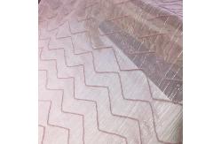 China Shimmer Silver Gauze Chiffon Crepe Fabric Crinkle Taffeta Fabric 120-130GSM supplier