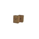 Recyclable Brown Kraft Paper Bag 120-180 Micron Thickness With Logo Customized for sale