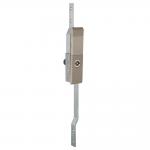 Matte Base Garage Door Handle Lock Zinc Alloy Customized Silver Color for sale