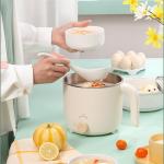 304 Stainless Steel Electric Hot Pot Cooker Capacity 1.5L Even Heat 600W