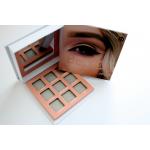 9 Pans Position Baked Eyeshadow Palette Packaging CMYK Printing for sale