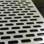 Slotted Hole Perforated Metal Sheet Stainless Steel Galvanized Steel Mild Steel Long Hole Sheet for sale