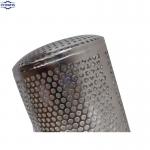 Stainless Steel Wedge Wire V-Shaped Mesh Water Well Screen round Perforated Pipe/Tube with Johnson V Wire Self Cleanin for sale