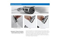China CUPC 18/10 Stainless Steel Kitchen Water Faucets With Extendable Hose supplier