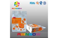 China Custom Printed Eight Side Sealed Snack Bag Packaging With Zipper And Window supplier
