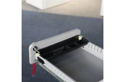 China Steel Mobile Pedestals Round Edge Drawer Storage With Three Drawers supplier