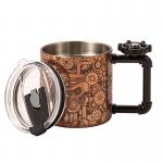 12oz Stainless Steel Coffee Mug Insulated Coffee Travel Mug Camping for sale