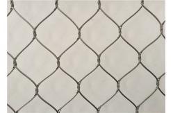China Monkey tiger enclosure mesh zoo Animal enclosure mesh netting ferruled cable netting mesh supplier